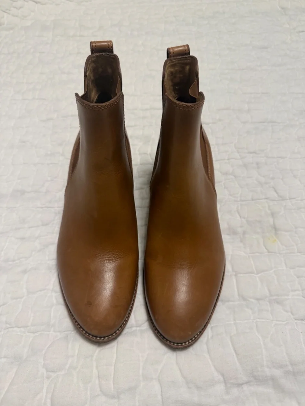 MADEWELL The Regan Boot Leather Women’s Size 8 In English Saddle